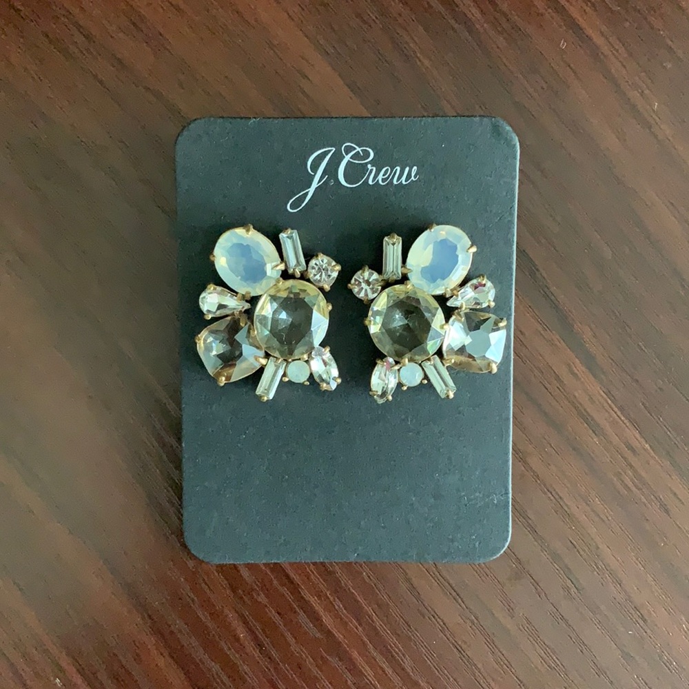 NWT J Crew Cluster Jewel Earrings